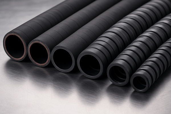 تصویری از شیلنگ‌های صنعتی و محافظ